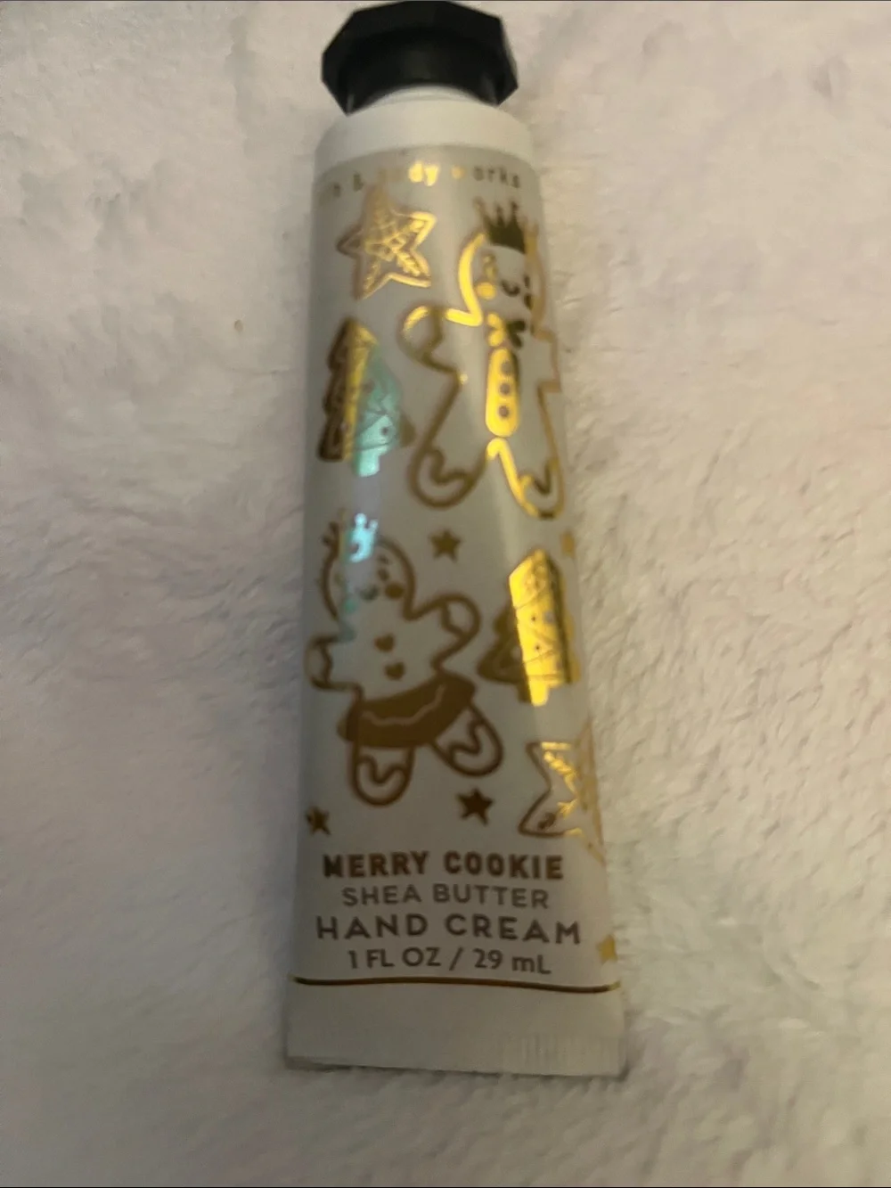 Bath & Body Works Merry Cookie Hand Cream - White & Gold